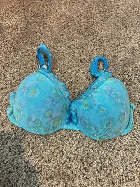Disney tinkerbell pushup bra blue women’s 36C